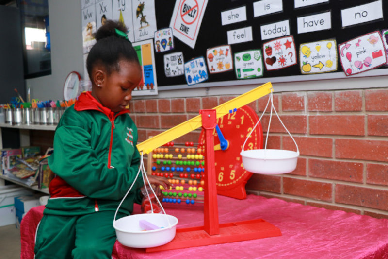 ECD science activity at Vaal Triangle Preparatory