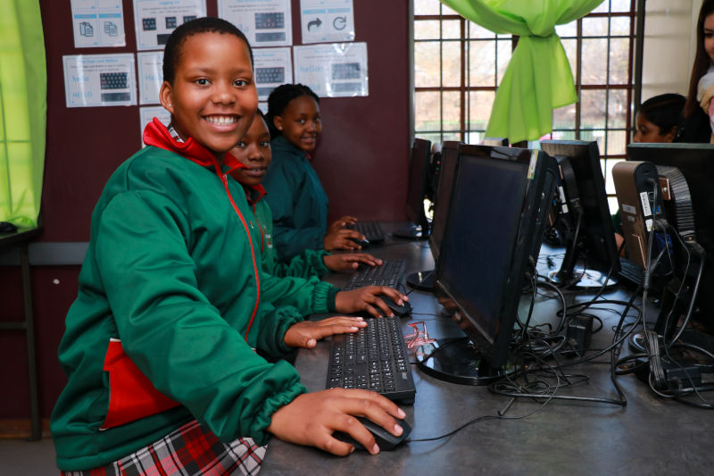 Computer centre at Vaal Triangle Preparatory School