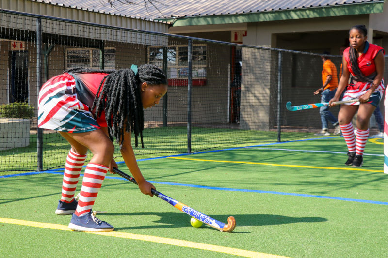 Hockey clinic at Vaal Triangle Preparatory School